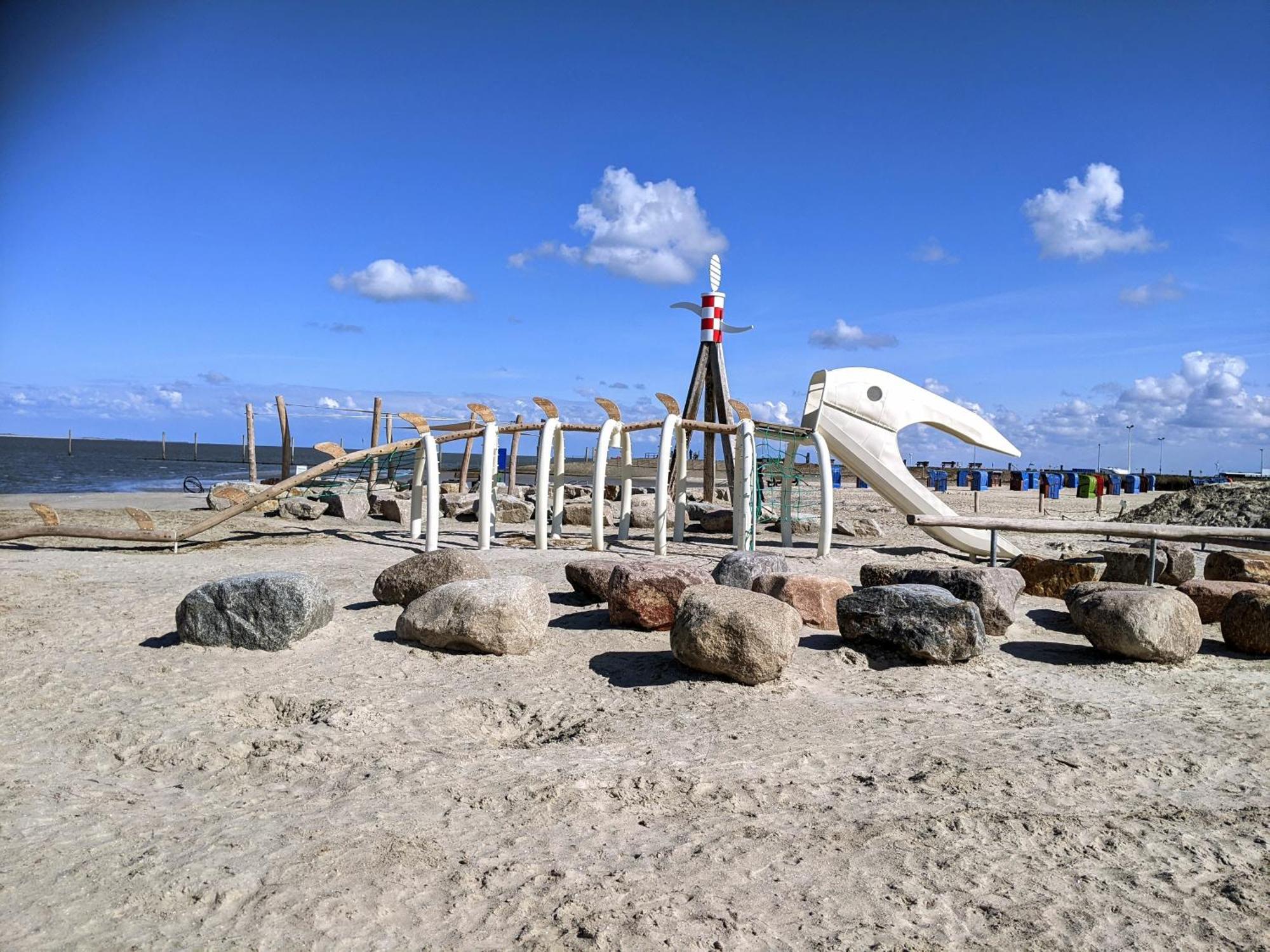 Drei-Insel-Blick Nessmersiel Exterior photo